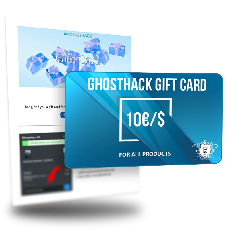 10€ Gift Card with Printable PDF