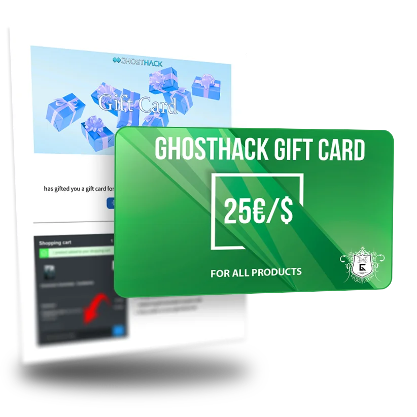 25€ Gift Card with Printable PDF