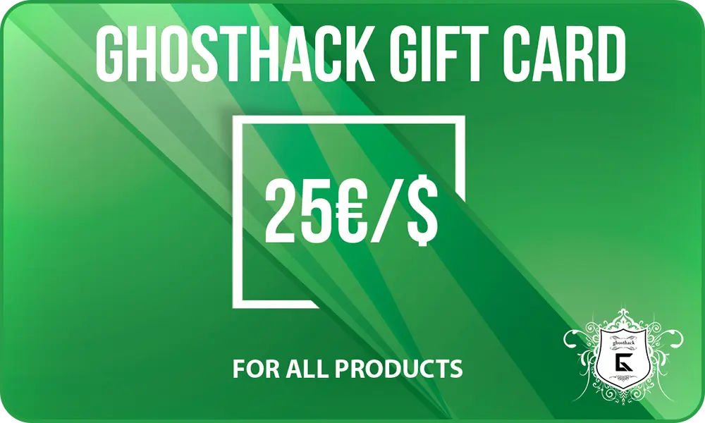 Gift Card: 25€/$