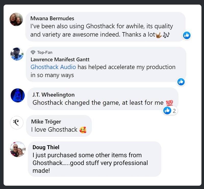Facebook comments